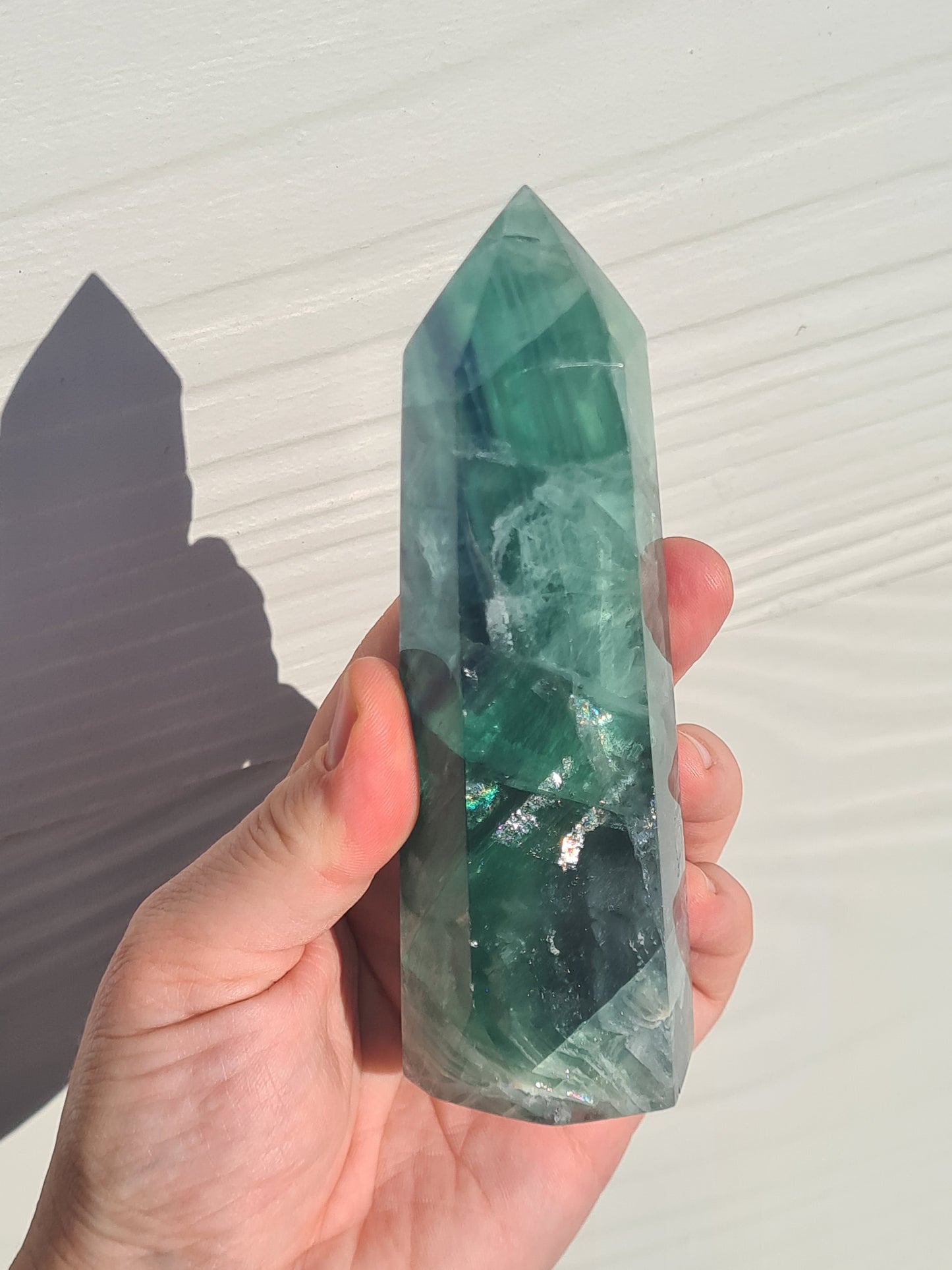 Green Fluorite Tower