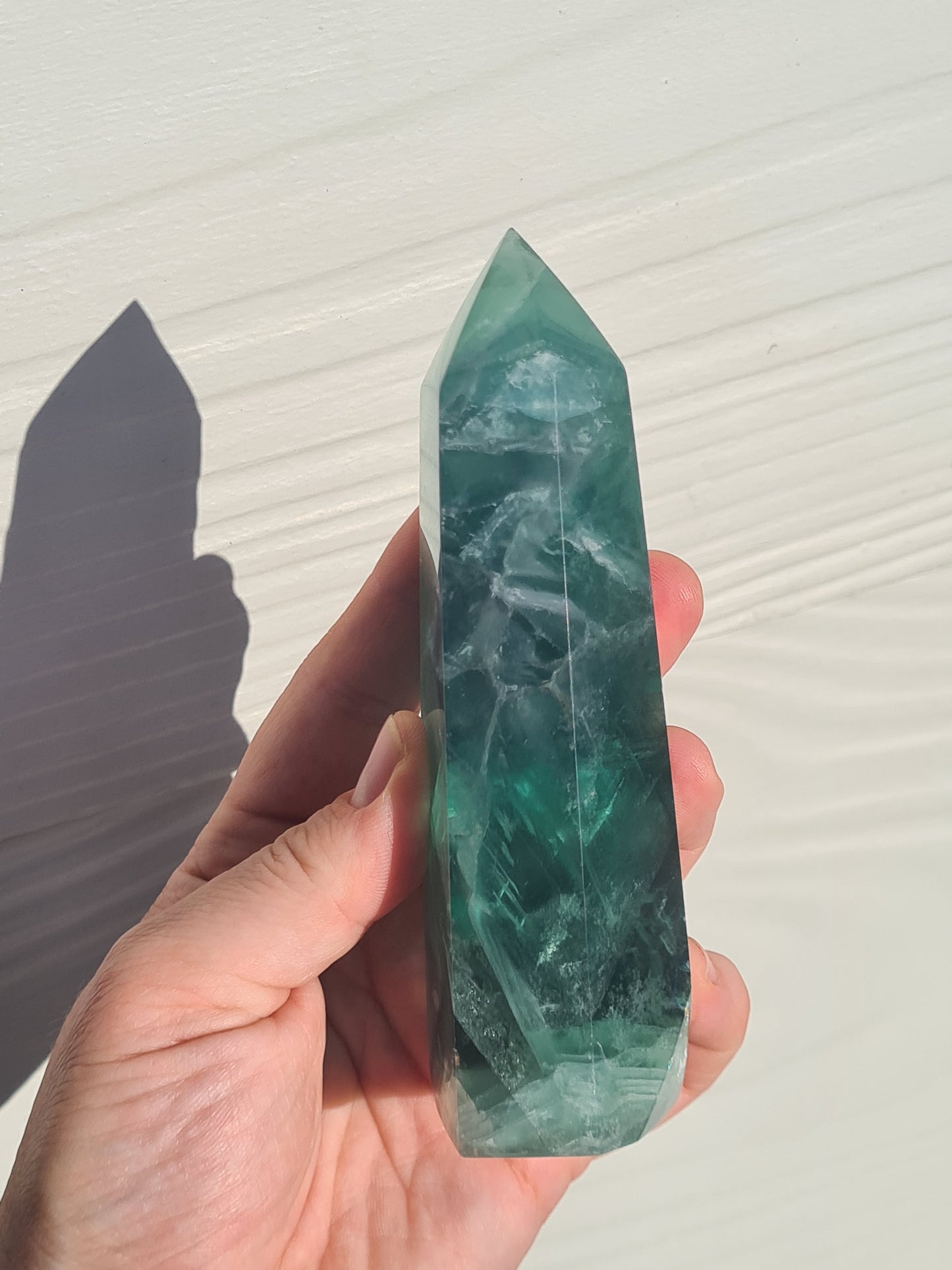 Green Fluorite Tower