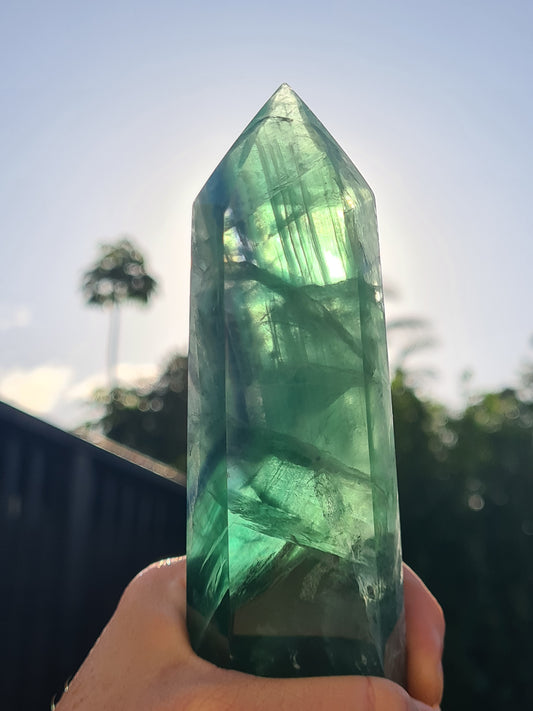 Green Fluorite Tower