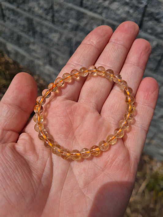 Citrine Bracelet - 6mm