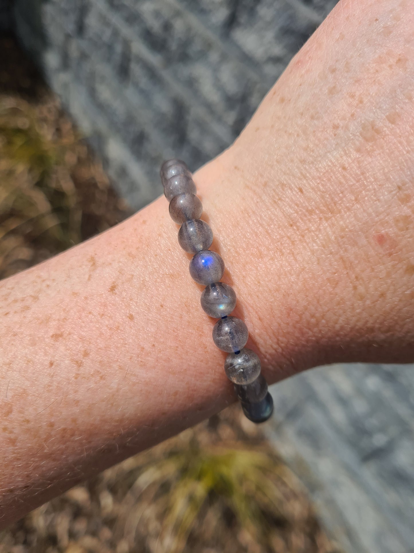 High Quality Labradorite Bracelet - 7mm