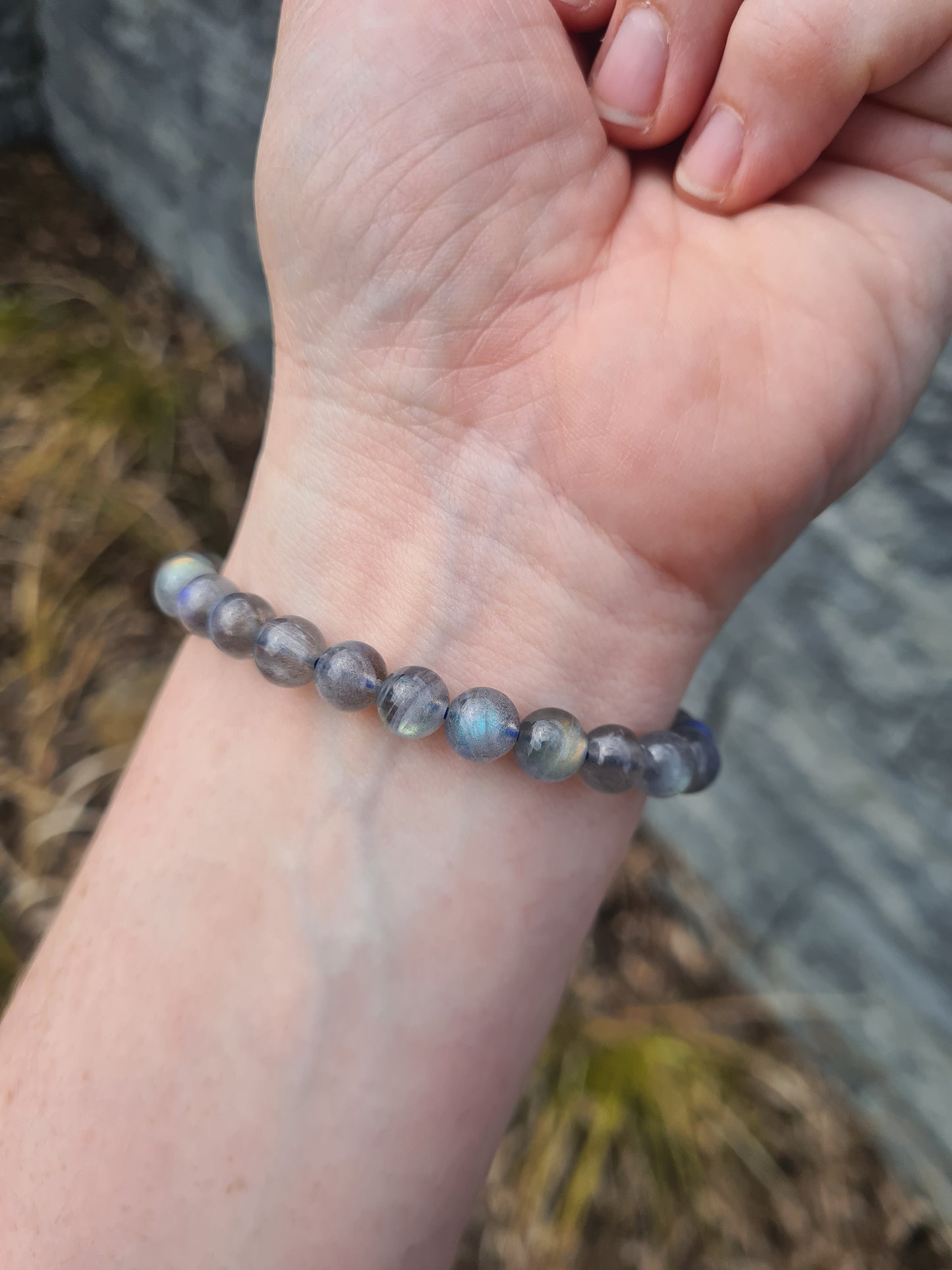 High Quality Labradorite Bracelet - 7mm