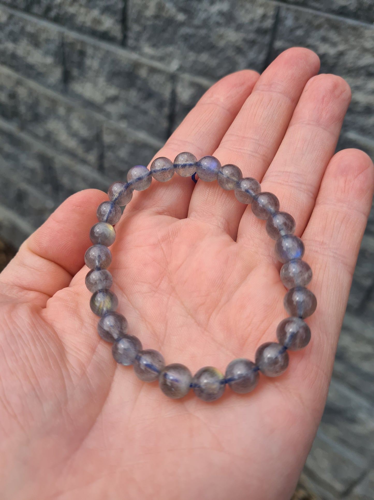 High Quality Labradorite Bracelet - 7mm