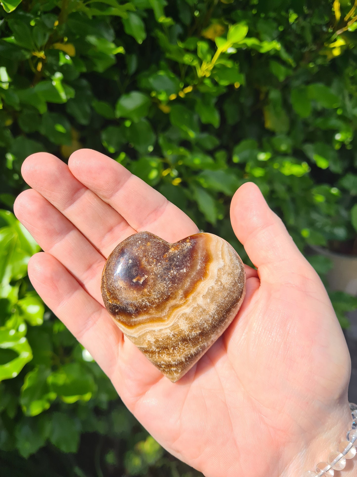 Chocolate Calcite Heart #6